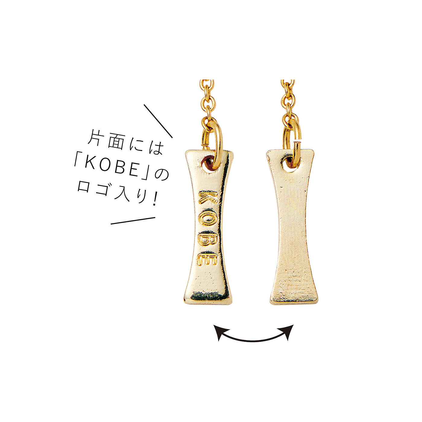 フェリシモコレクション|海とかもめ部&times;神戸ポートタワー　海の色を映した天然石ピアスの会|ポートタワーのチャーム付き