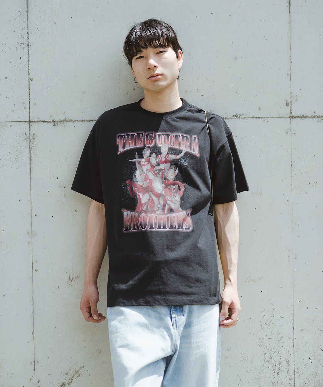 フェリシモコレクション|ウルトラヒーロー　グラフィックTシャツ〈ウルトラ6兄弟〉|身長：180cm　着用サイズ：L