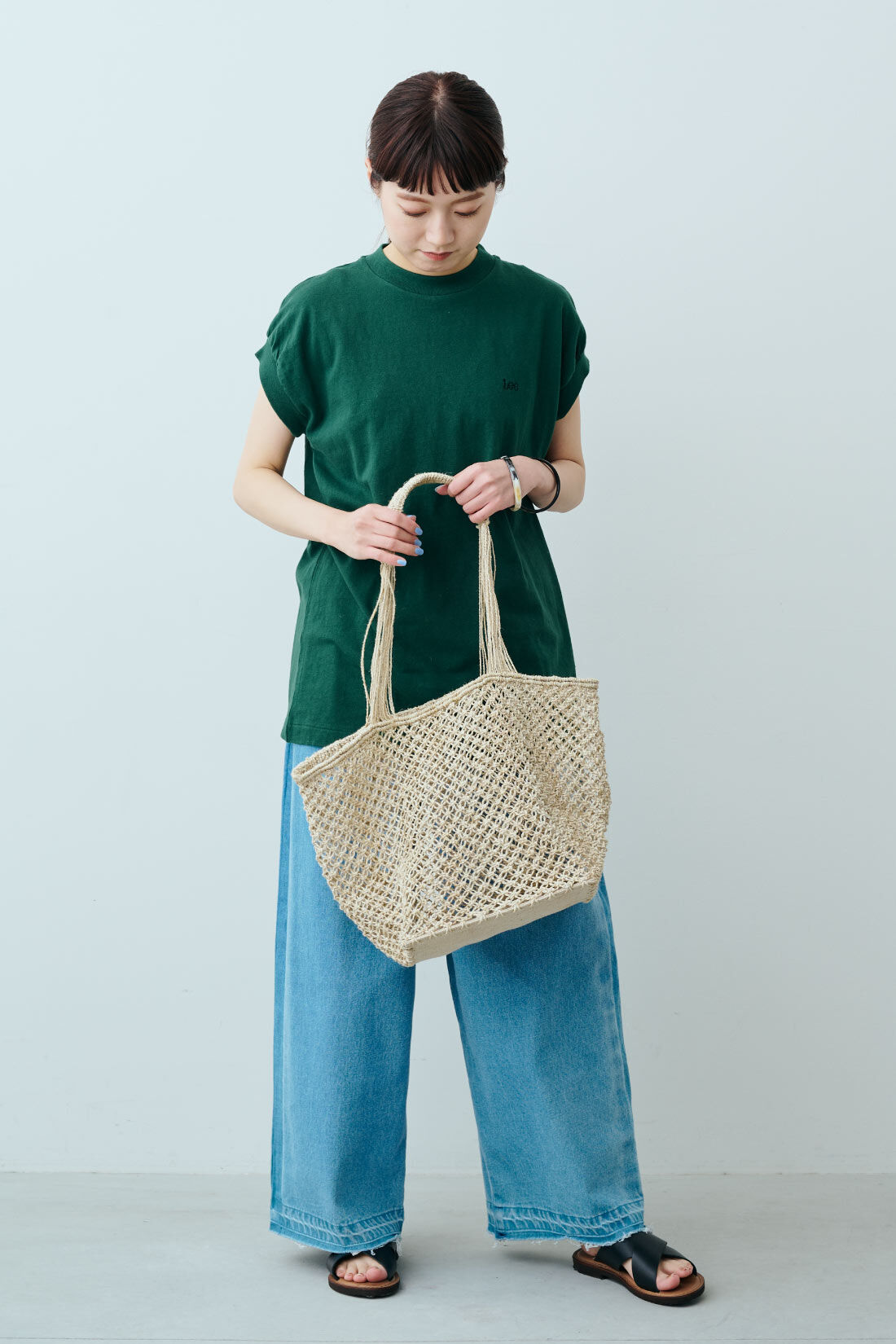 fashion special|【WEB限定・特急便】MEDE19F 〈SELECT〉 【MAISON BENGAL】大きめジュートバッグ