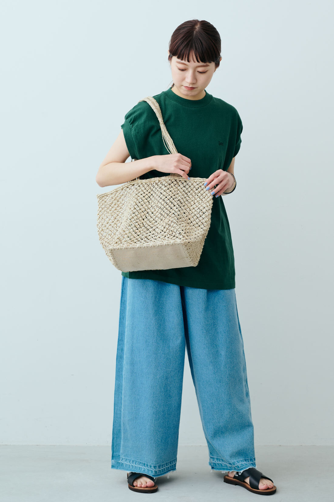 fashion special|【WEB限定・特急便】MEDE19F 〈SELECT〉 【MAISON BENGAL】大きめジュートバッグ