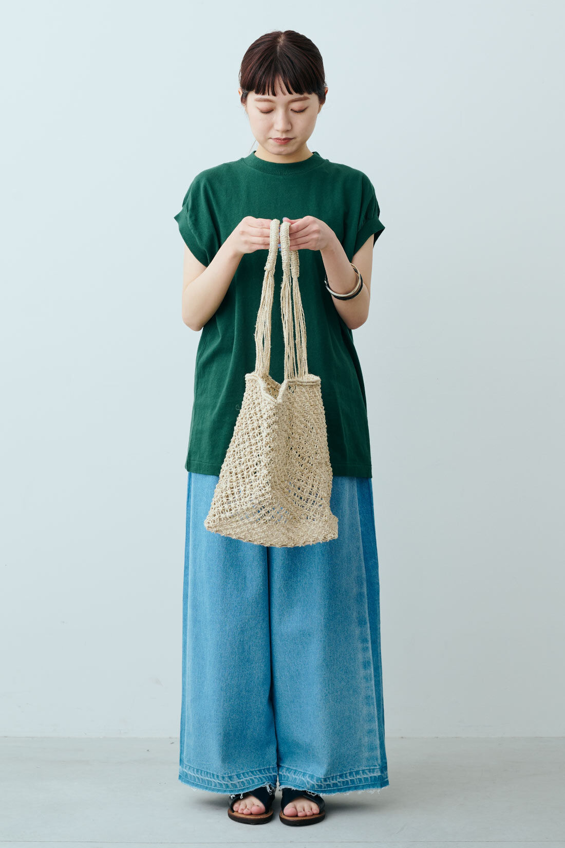 fashion special|【WEB限定・特急便】MEDE19F 〈SELECT〉 【MAISON BENGAL】大きめジュートバッグ