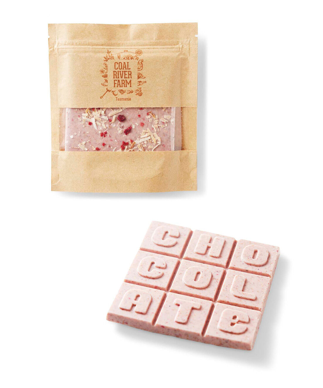 幸福のチョコレート|【11月お届け便】コールリバーファーム ベリーココナツチョコ〈プチボックス〉|※現品サイズイメージ写真です。お届けの商品とは異なります。