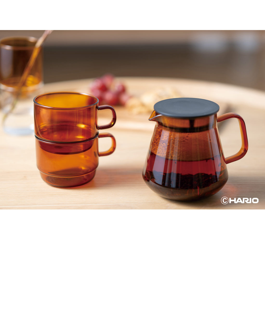 FELISSIMO PARTNERS|レトロ美しい　ＨＡＲＩＯ　ＣＯＬＯＲＳ　ティー＆コーヒーサーバー|※画像はイメージです。お届けはコーヒーサーバのみとなります。