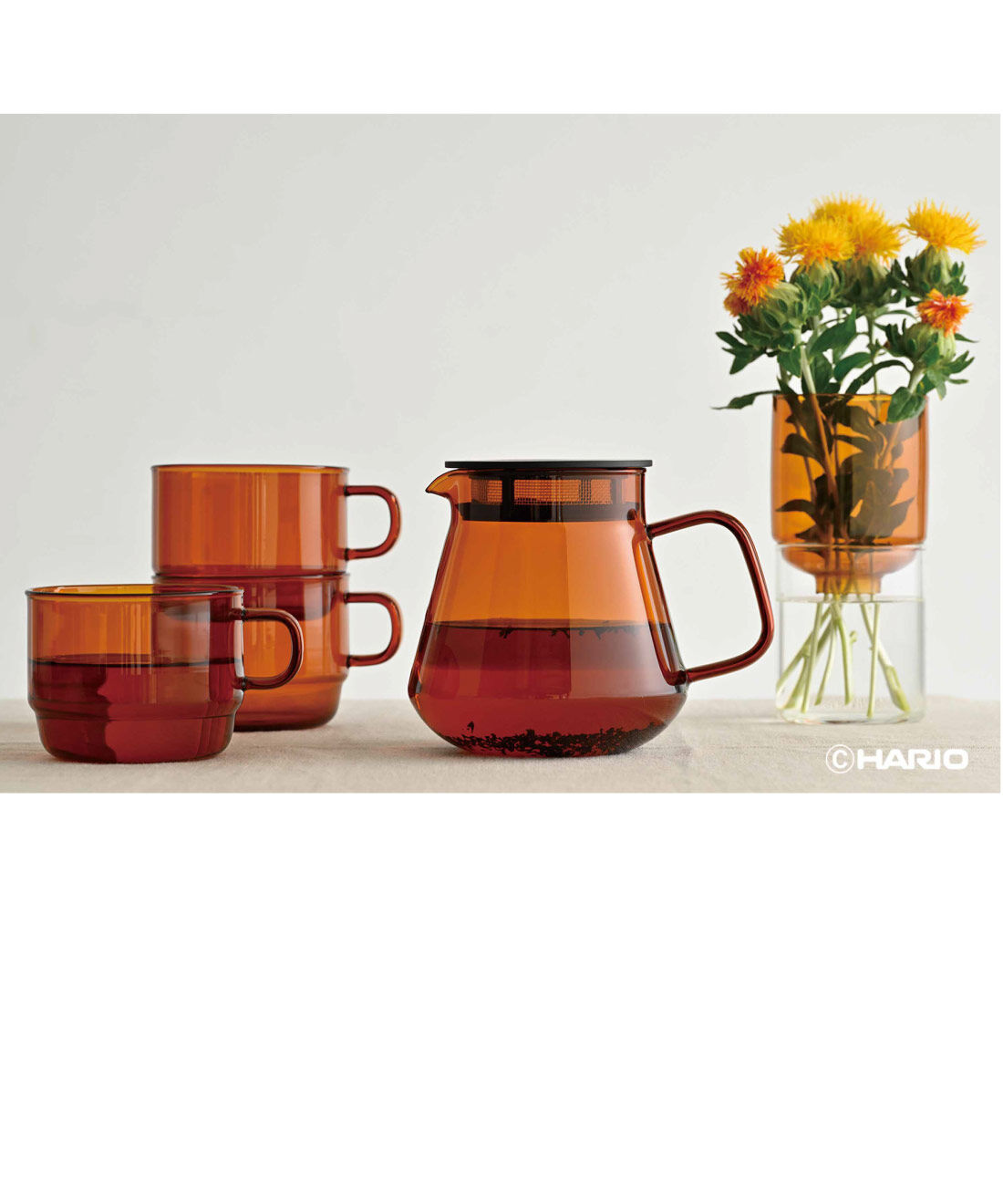 FELISSIMO PARTNERS|レトロ美しい　ＨＡＲＩＯ　ＣＯＬＯＲＳ　ティー＆コーヒーサーバー|※画像はイメージです。お届けはコーヒーサーバのみとなります。