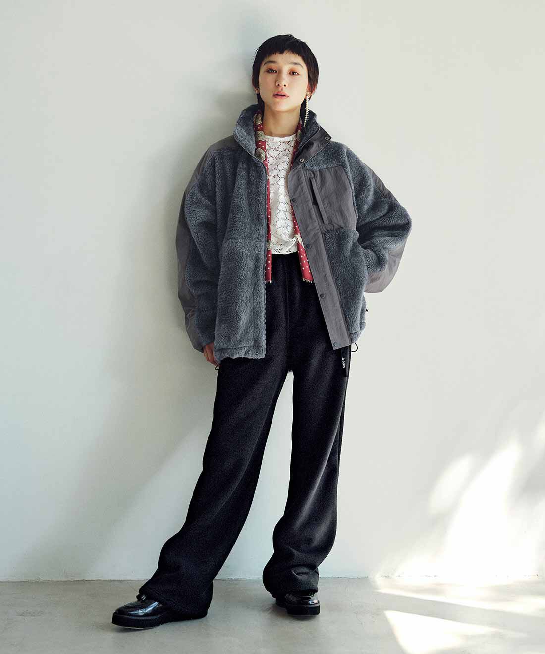 MEDE19F|MEDE19F　GERRY（R） for MEDE19F フリースボンディングボアジャケット〈グレー〉