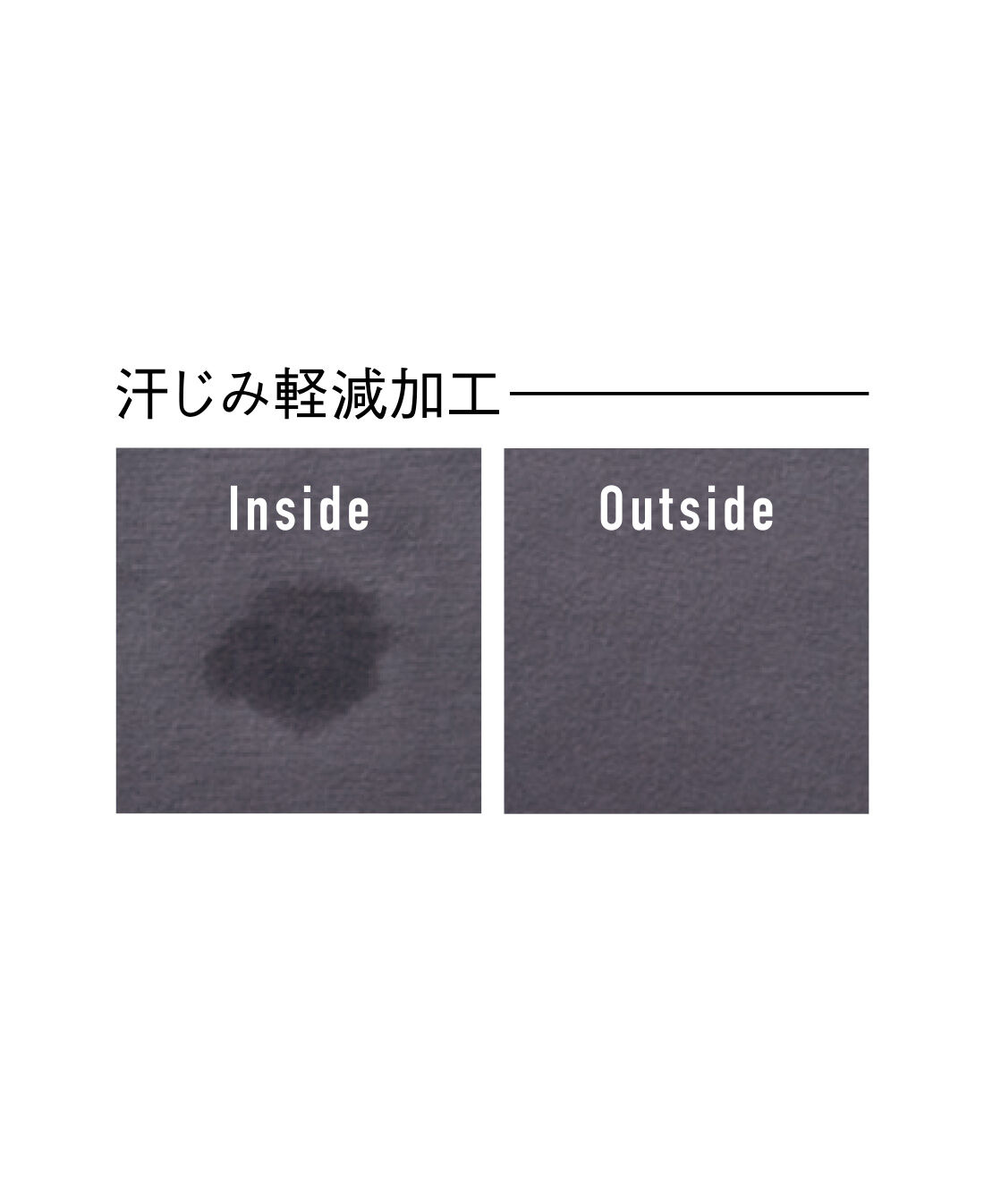 MEDE19F|MEDE19F　汗じみ軽減加工のオーバーシルエットトップスの会|肌ざわりのよい天じく素材。汗をかいても外側に染みにくい、汗じみ軽減加工でスマートに着こなせます。
