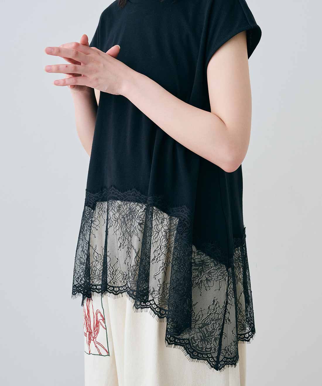 MEDE19F|MEDE19F　ヘムレースフレンチスリーブトップスの会