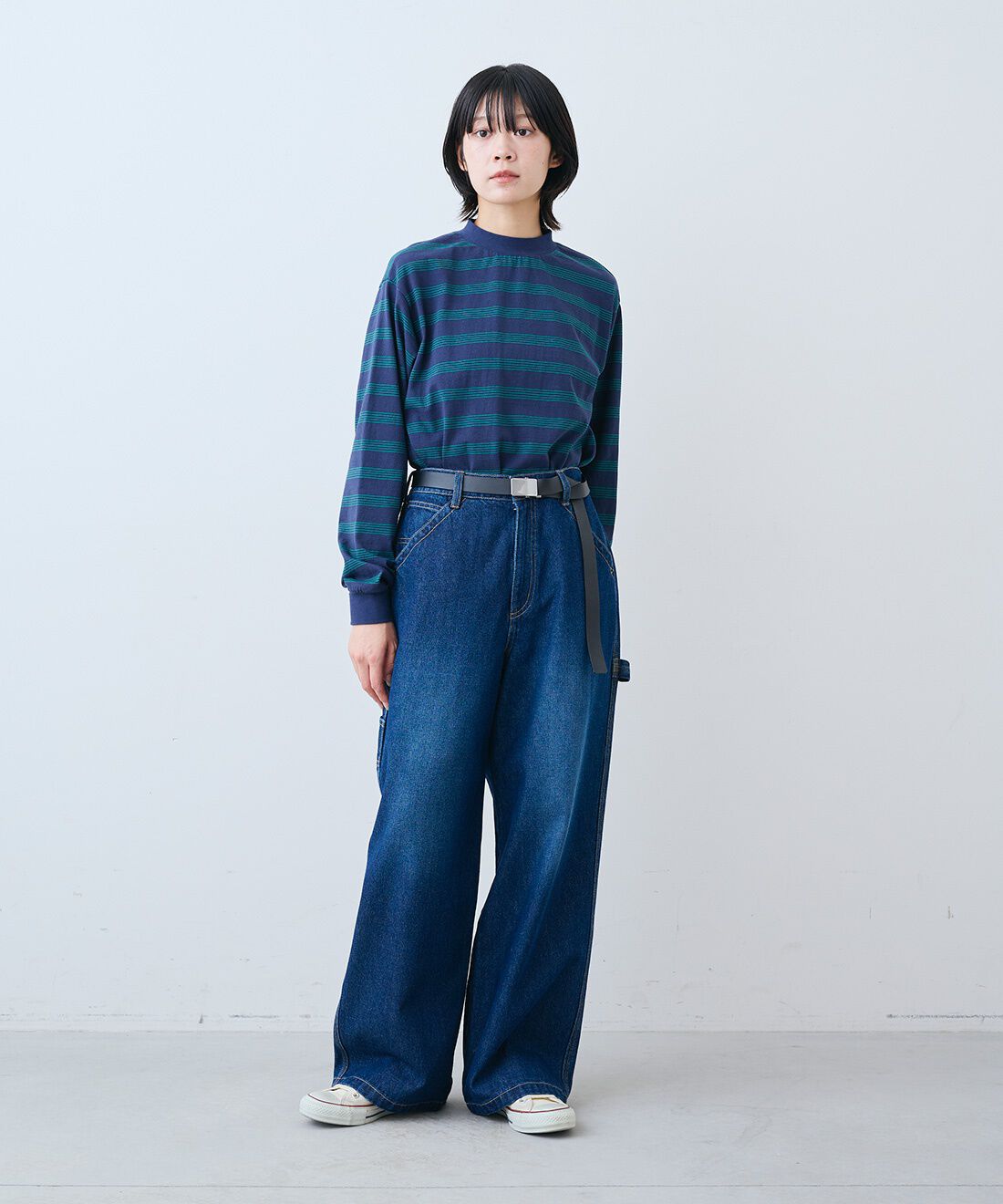 THREE FIFTY STANDARD|11.5oz デニムのペインター パンツのコーディネート