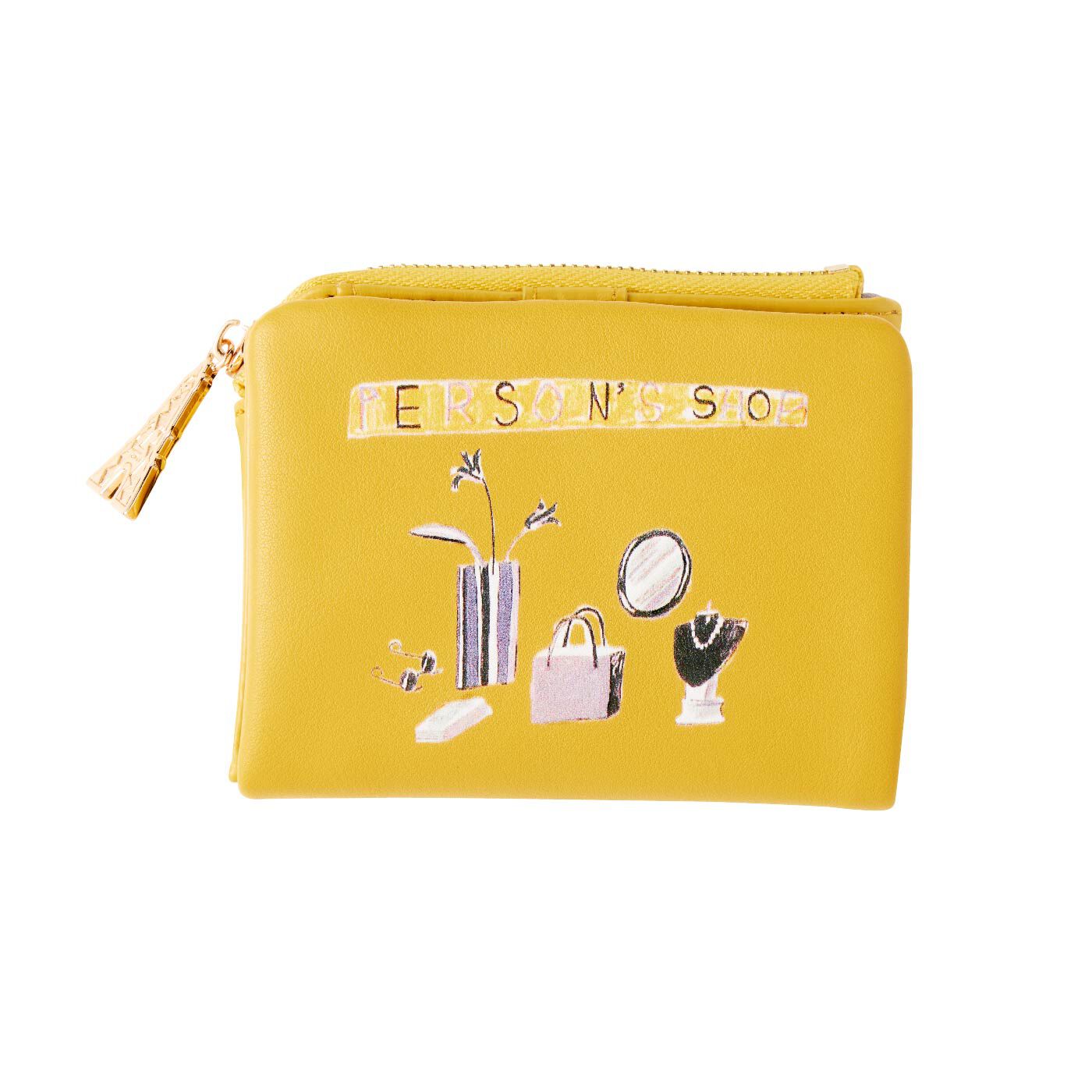 L'AMIPLUS | PERSON&rsquo;S&times;ラミプリュス フレンチシックなやわらか二つ折り財布
