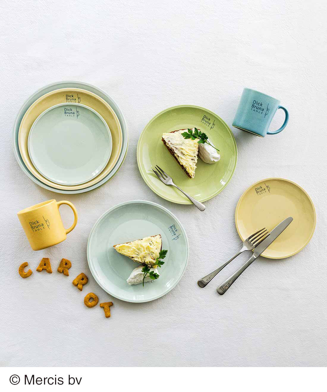 ディック・ブルーナ テーブル|Dick Bruna TABLE  テーブルを華やかに彩るプレート〈Ｍ〉