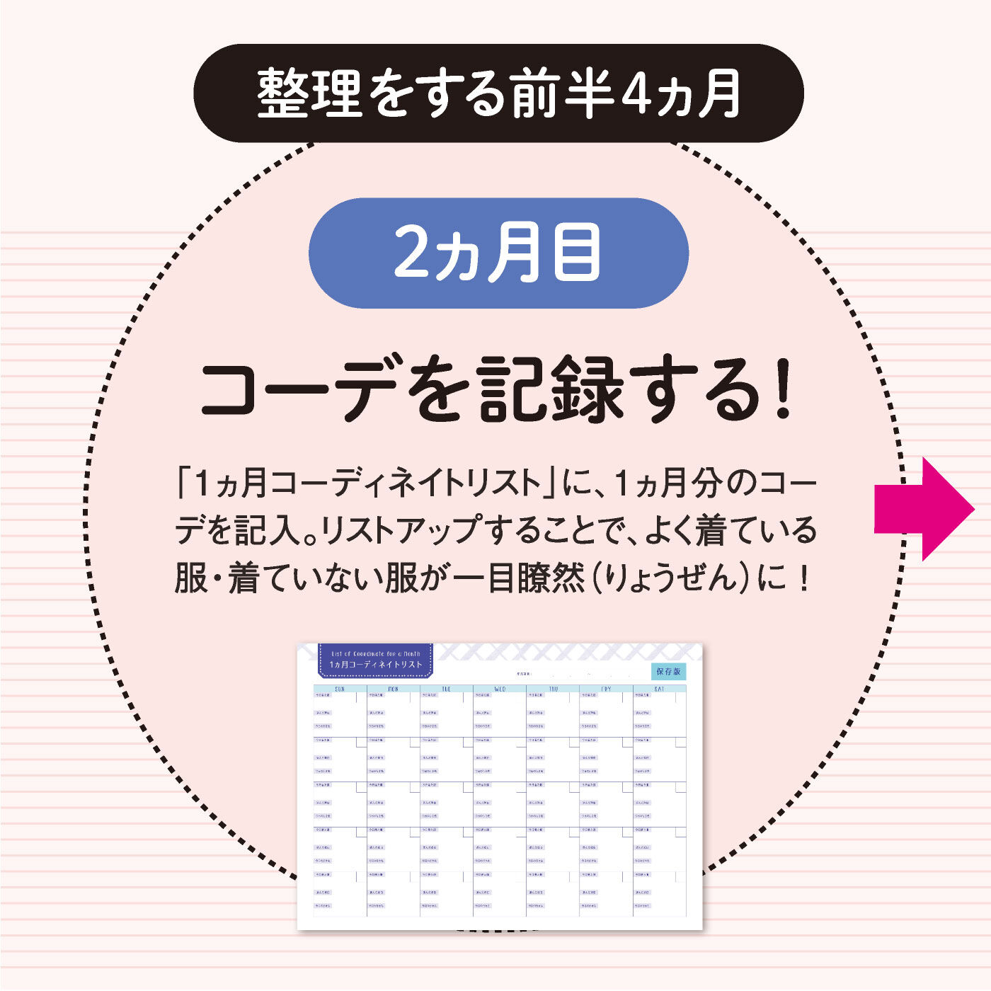 ミニツク|【総額5,610円OFF】プロの整理術でワードローブが劇的に変わる！クローゼットお片づけプログラム［6回予約プログラム］