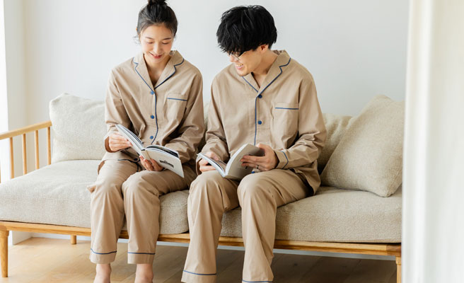 前開き・セパレートパジャマ